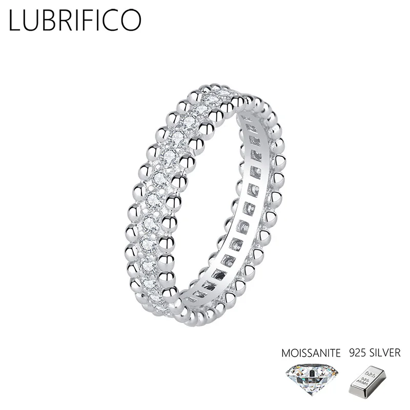 Starry Sky Beaded Edge Ring Full Moissanite 925 Sterling Silver D Color VVS1 Diamond Rings For Women Fine Jewelry Wedding Party
Starry Sky Beaded Edge Ring Full Moissanite 925 Sterling Silver D Color VVS1 Diamond Rings For Women Fine Jewelry Wedding Party
