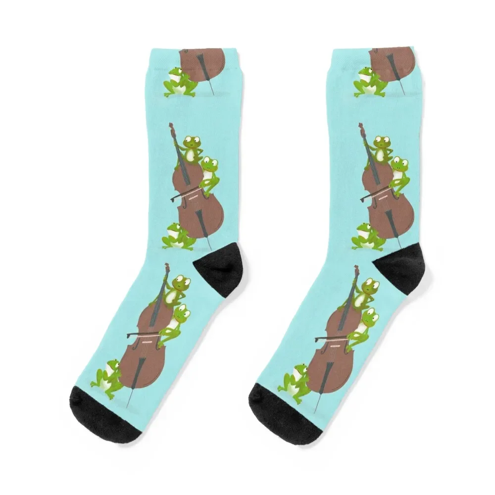 Three funny frogs playing the double bass Socks gift Soccer japanese fashion ankle Woman Socks Men's
Three funny frogs playing the double bass Socks gift Soccer japanese fashion ankle Woman Socks Men's