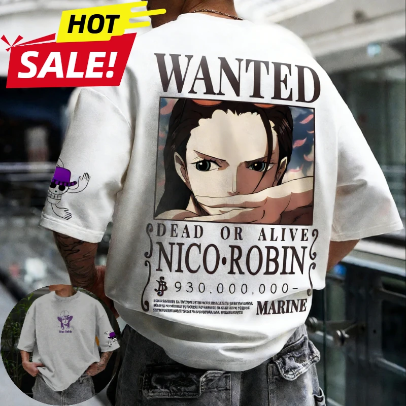 Футболка унисекс One Piece Nico Robin Harajuku, летняя, винтажная, оверсайз, свободного кроя, уличная одежда, повседневная, с коротким рукавом, 2026
Футболка унисекс One Piece Nico Robin Harajuku, летняя, винтажная, оверсайз, свободного кроя, уличная одежда, повседневная, с коротким рукавом, 2026