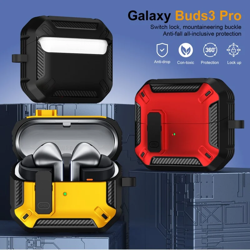 Earphone Case for Samsung Galaxy Buds 3 and 3 Pro Headphone Protective Cover Soft TPU Shockproof Protector Sleeve With Hook
Earphone Case for Samsung Galaxy Buds 3 and 3 Pro Headphone Protective Cover Soft TPU Shockproof Protector Sleeve With Hook