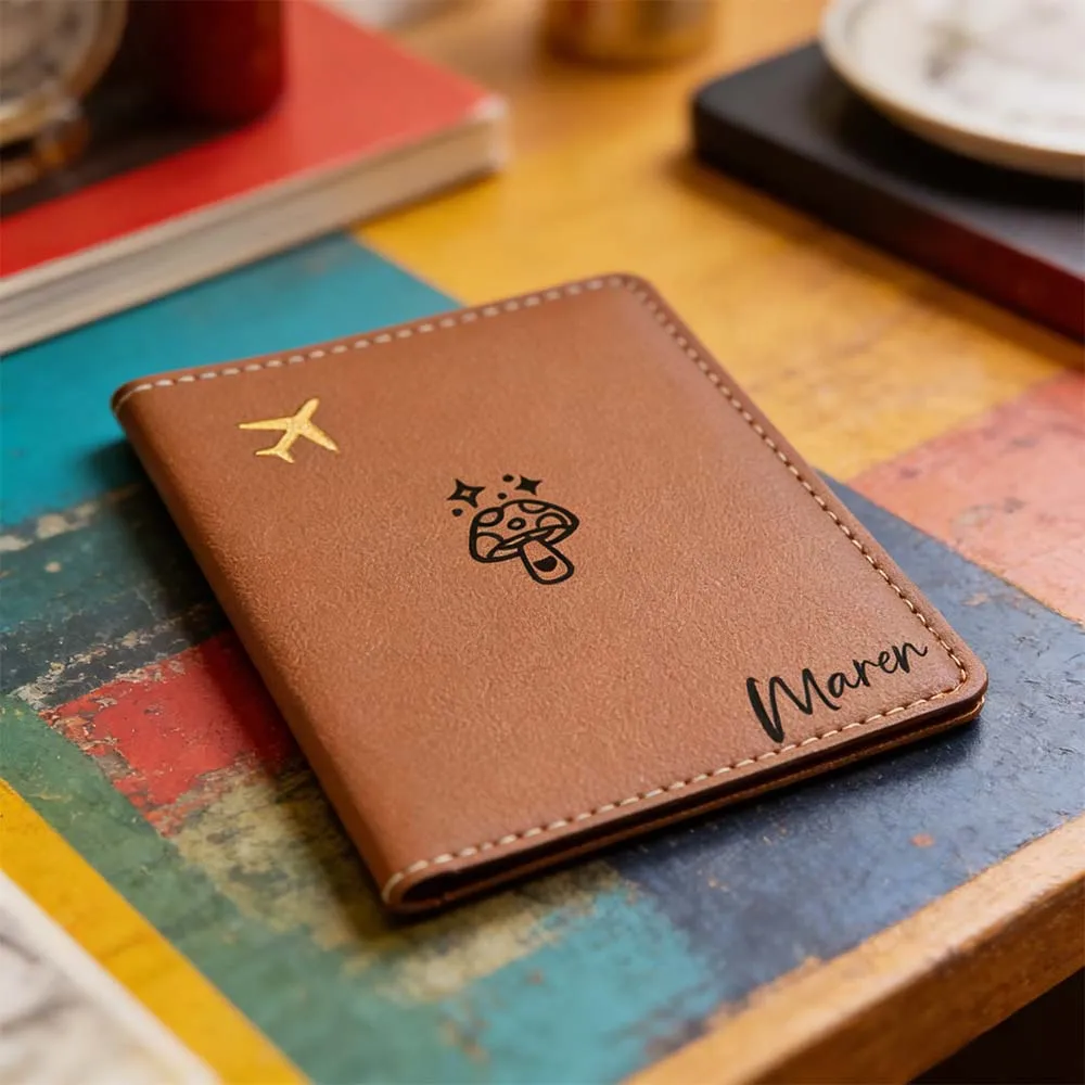 1pc Personalized Name Passport Cover Engagement Gift Leather Passport Sleeve Meaningful Gift
1pc Personalized Name Passport Cover Engagement Gift Leather Passport Sleeve Meaningful Gift
