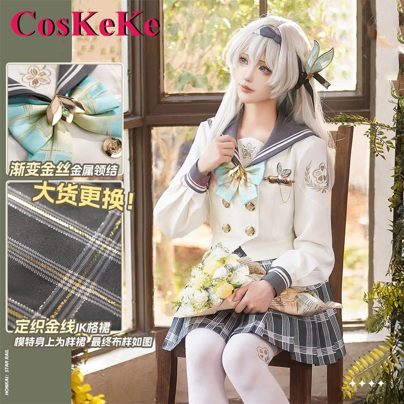 CosKeKe Firefly Game Honkai: Star Rail Cosplay Costumes Spring Souvenirs Gorgeous JK Uniform Dress Activity Role Play Clothing
CosKeKe Firefly Game Honkai: Star Rail Cosplay Costumes Spring Souvenirs Gorgeous JK Uniform Dress Activity Role Play Clothing