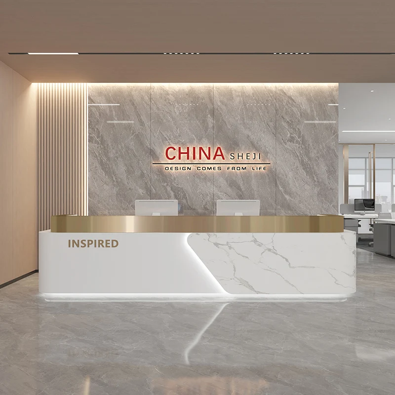 Counter Reception Table Church Furniture Professional Aesthetic Beauty Salon Modern Luxury Service Empfangstheke Home Simplicity
Counter Reception Table Church Furniture Professional Aesthetic Beauty Salon Modern Luxury Service Empfangstheke Home Simplicity