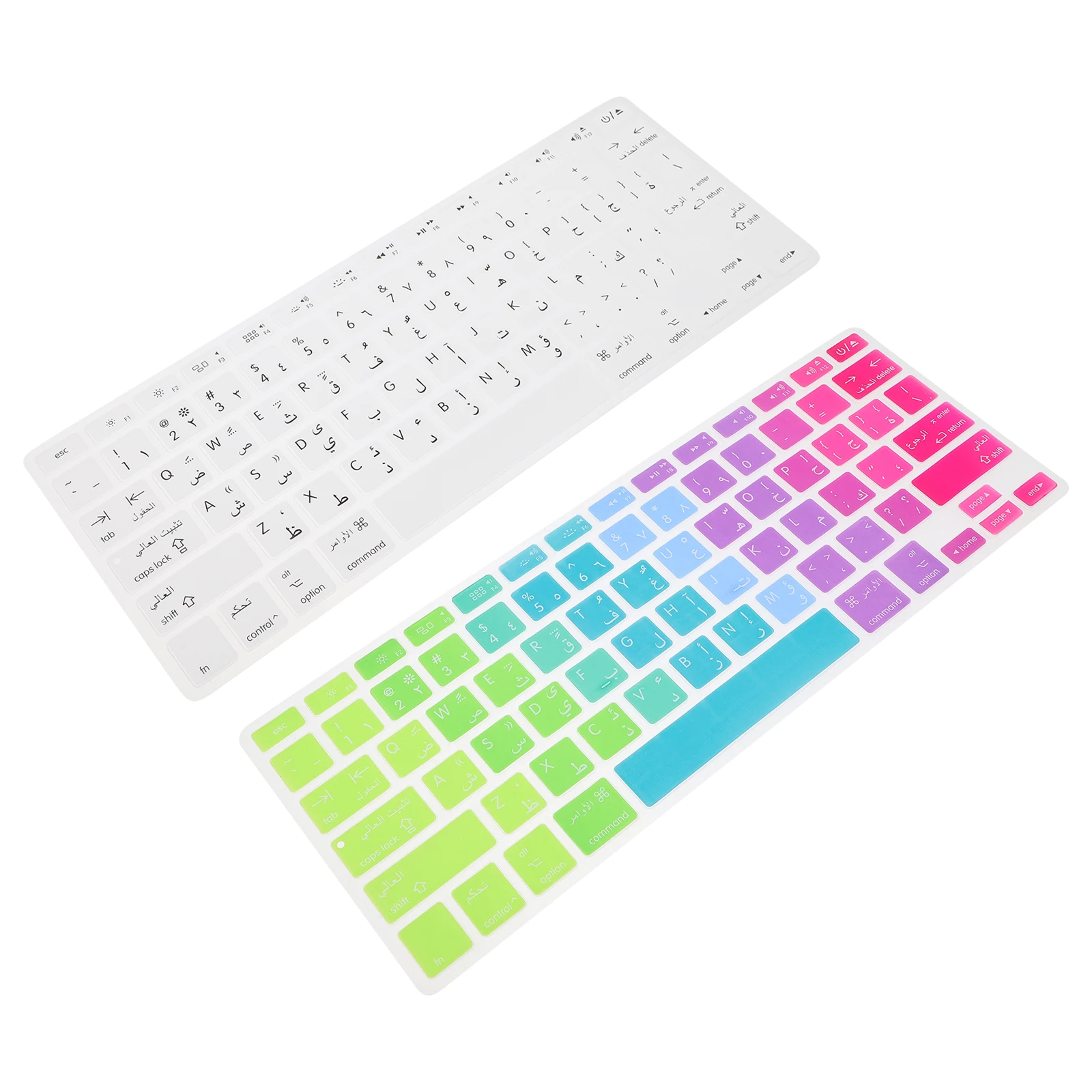 2Pcs Arabic Language Keyboard Cover Silicone Waterproof Protector Skin for Laptop 13Inch Pro Dust Spill Resistance
2Pcs Arabic Language Keyboard Cover Silicone Waterproof Protector Skin for Laptop 13Inch Pro Dust Spill Resistance