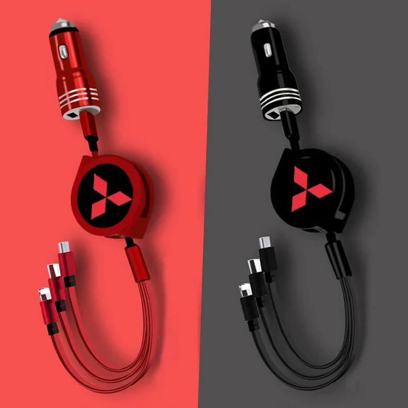 Car USB Charging Adapter Phone Charger 3in1 Cable for Mitsubishi ASX Lancer10 Ralliart Outlander Pajero L200 Montero Galant Colt
Car USB Charging Adapter Phone Charger 3in1 Cable for Mitsubishi ASX Lancer10 Ralliart Outlander Pajero L200 Montero Galant Colt