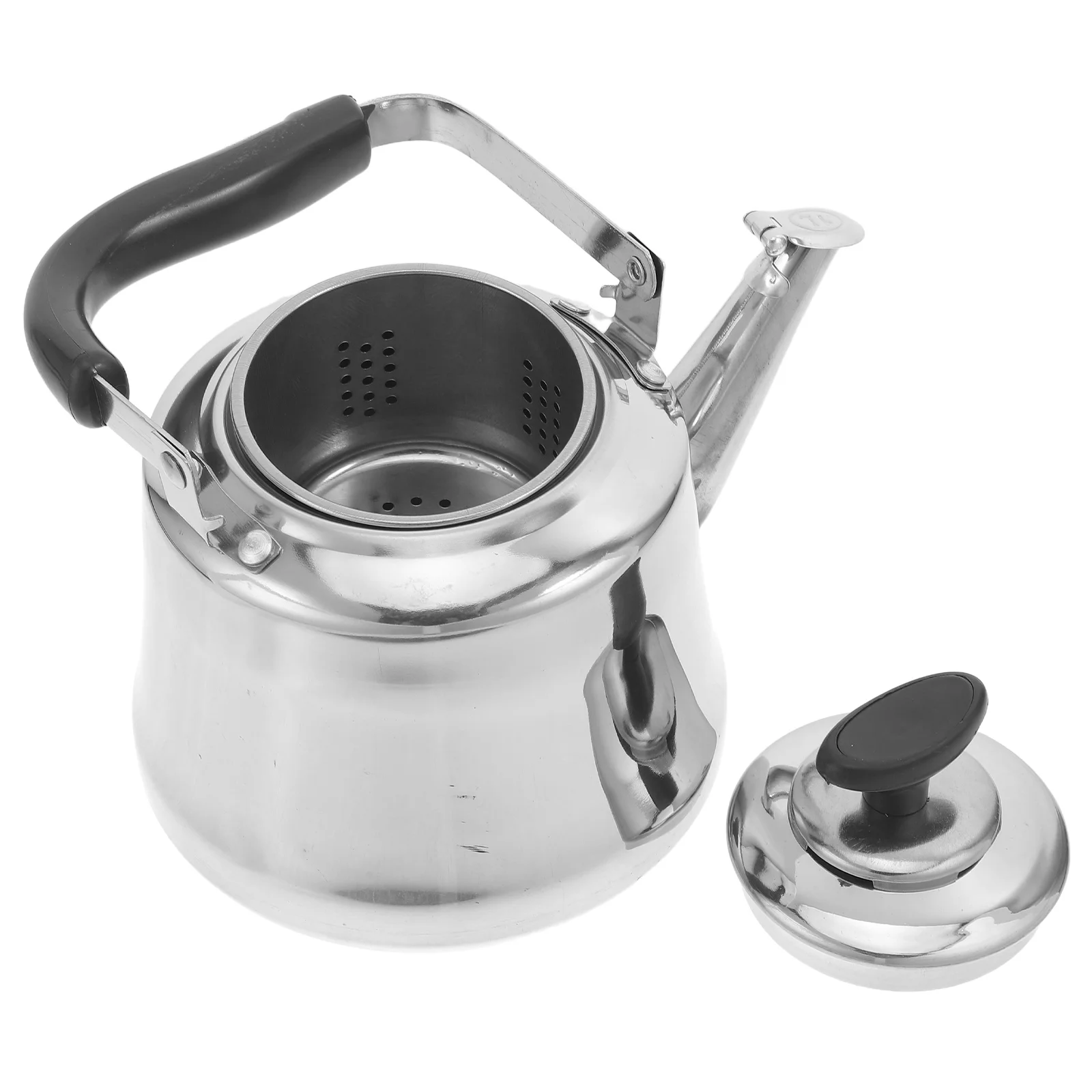 Stainless Steel Whistling Kettle Boiling Water Tea Pot with Tea Strainer Heat Resistant for Induction Gas Camp Home Use
Stainless Steel Whistling Kettle Boiling Water Tea Pot with Tea Strainer Heat Resistant for Induction Gas Camp Home Use