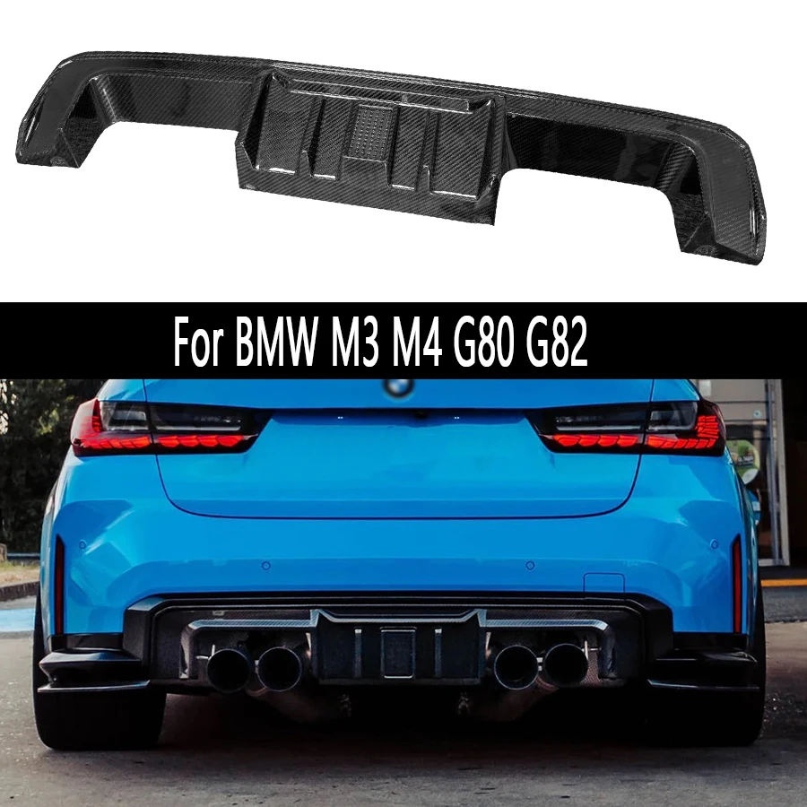 For BMW M3 G80 M4 G82 G83 2021+ Carbon Fiber Rear Lip Diffuser Back Bumper Spoiler With Light Diffuser
For BMW M3 G80 M4 G82 G83 2021+ Carbon Fiber Rear Lip Diffuser Back Bumper Spoiler With Light Diffuser