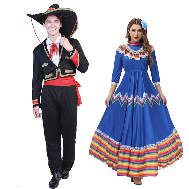 Adult Traditional Halloween Costume Day of the Dead Festival Calavera Stage Performance Outfit Polyester Ethnic Women's Clothing
Adult Traditional Halloween Costume Day of the Dead Festival Calavera Stage Performance Outfit Polyester Ethnic Women's Clothing
