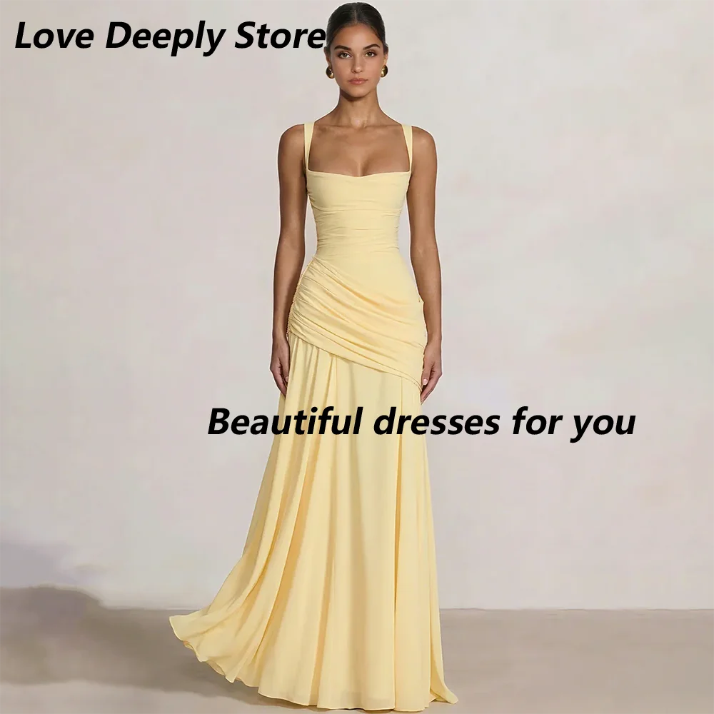 Elegant Yellow Prom Dresses for Woman 2026 Spaghetti Straps Square Neck A Line Formal Party Gowns Backless Corset Party Dresses
Elegant Yellow Prom Dresses for Woman 2026 Spaghetti Straps Square Neck A Line Formal Party Gowns Backless Corset Party Dresses