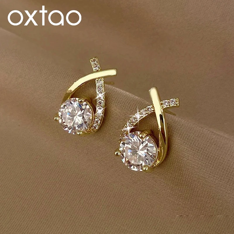 OXTAO Luxury Moissanite Cross Stud Earrings For Women Girls Dangle Earrings Needle Korean Style Jewelry Ear 2026 Trendy New
OXTAO Luxury Moissanite Cross Stud Earrings For Women Girls Dangle Earrings Needle Korean Style Jewelry Ear 2026 Trendy New