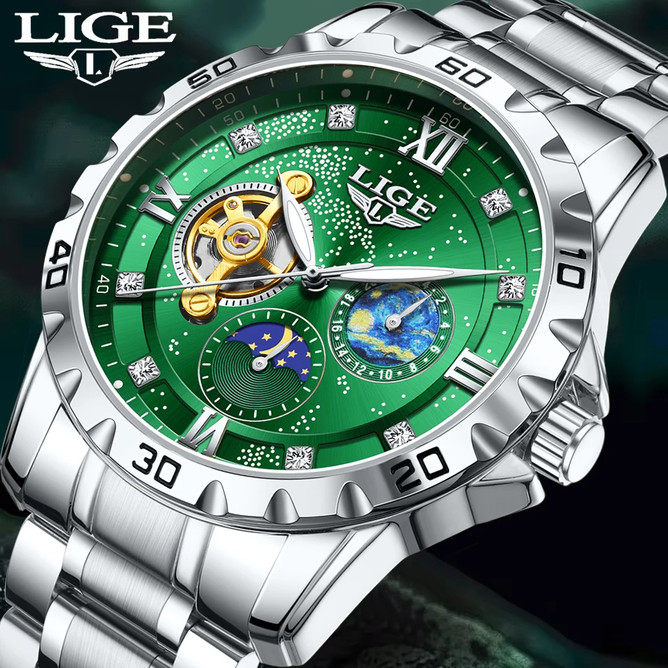 LIGE лучший бренд класса люкс мужские механические наручные часы для спорта на открытом воздухе водонепроницаемые автоматические часы для мужчин модные деловые часы мужские
LIGE лучший бренд класса люкс мужские механические наручные часы для спорта на открытом воздухе водонепроницаемые автоматические часы для мужчин модные деловые часы мужские