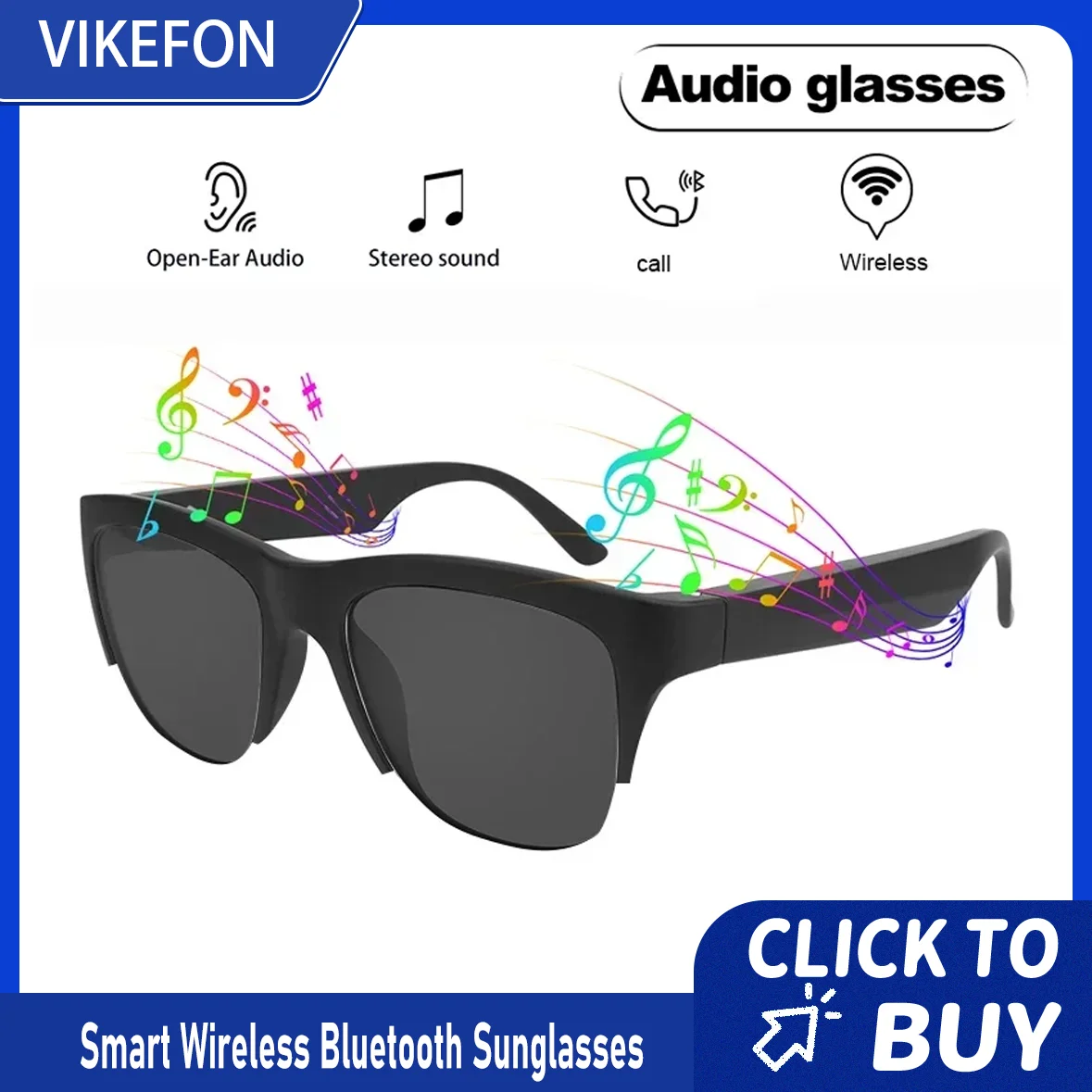 Умные Bluetooth-очки V5.3 с функцией звонков, наушники для активного отдыха, HIFI, черные, с защитой от УФ-излучения, для мужчин и женщин
Умные Bluetooth-очки V5.3 с функцией звонков, наушники для активного отдыха, HIFI, черные, с защитой от УФ-излучения, для мужчин и женщин