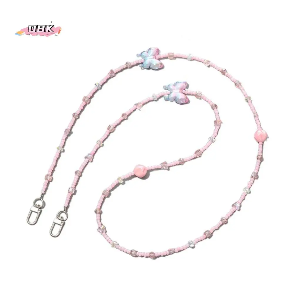 Ремешок для телефона с бантиком и бусинами, красочный ремешок для мобильного телефона с бабочкой, цепочка через плечо с жемчугом, ремешок для мобильного телефона, подарок для девочек
Ремешок для телефона с бантиком и бусинами, красочный ремешок для мобильного телефона с бабочкой, цепочка через плечо с жемчугом, ремешок для мобильного телефона, подарок для девочек