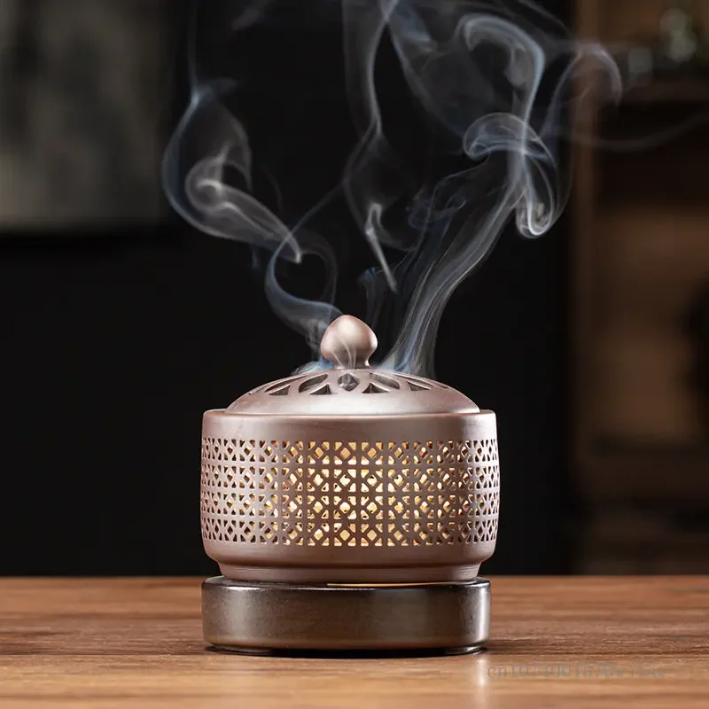 Electronic Aromatherapy Furnace Temperature Heating Ceramic Aromatherapy Furnace Essential Oil, Small Night Light Incense Burner
Electronic Aromatherapy Furnace Temperature Heating Ceramic Aromatherapy Furnace Essential Oil, Small Night Light Incense Burner
