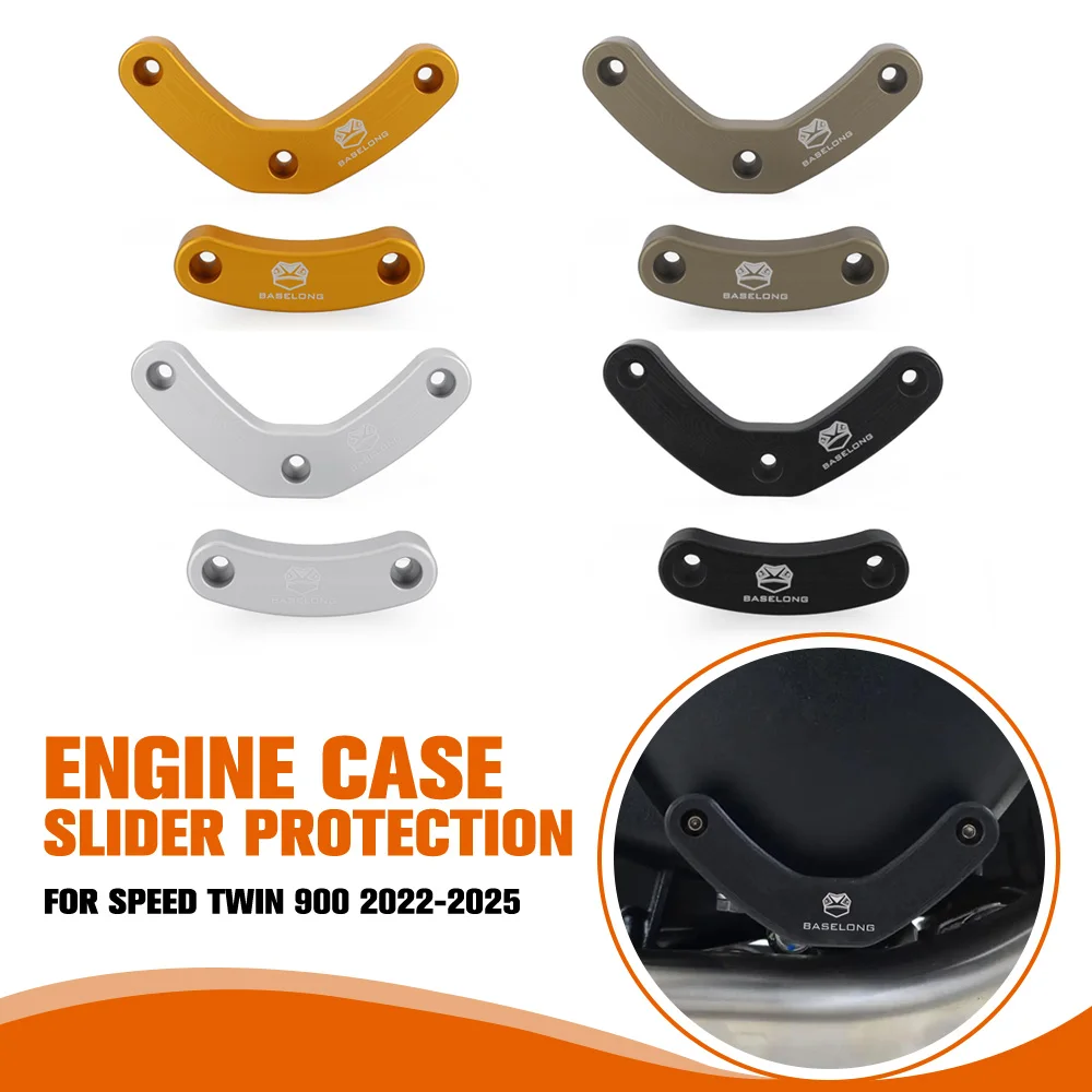 FOR Speed Twin 900 2022-2023-2024-2025 CNC Left And Right Engine Case Slider Protector Set Motorcycle Speed Twin / Thruxton 1200
FOR Speed Twin 900 2022-2023-2024-2025 CNC Left And Right Engine Case Slider Protector Set Motorcycle Speed Twin / Thruxton 1200