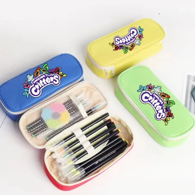 New Smilings Critters Students Pencil Cases Cartoon Anime Figures Catnap Pen Bags School Supplies Stationery Kids Reward Gifts
New Smilings Critters Students Pencil Cases Cartoon Anime Figures Catnap Pen Bags School Supplies Stationery Kids Reward Gifts