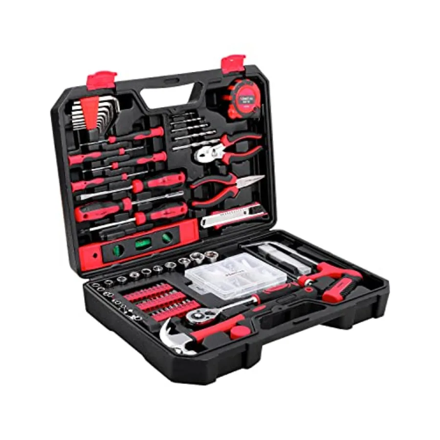 Home Repair Tool Kit - 226 Pcs General Home/Auto Repair Tool Set General Mechanic Tool Set General Household Tool Kit Perfect f
Home Repair Tool Kit - 226 Pcs General Home/Auto Repair Tool Set General Mechanic Tool Set General Household Tool Kit Perfect f