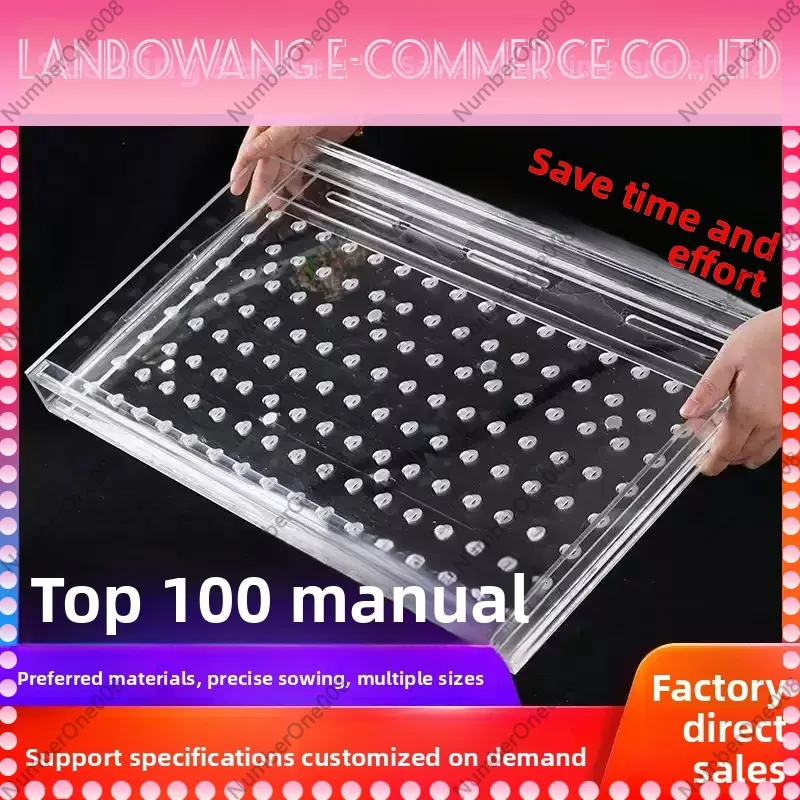 Seedling Tray Pit Presser Manual Precision Dibber Sowing Tool for Vegetables Melons Fruits
Seedling Tray Pit Presser Manual Precision Dibber Sowing Tool for Vegetables Melons Fruits
