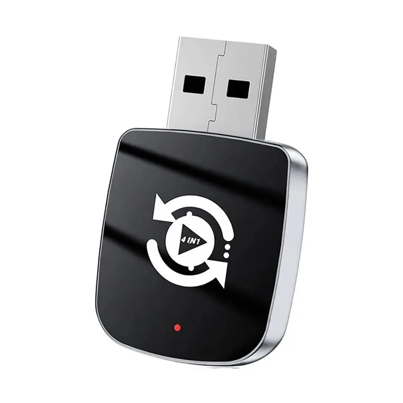 USB Dongle Adapter 4In1 Wireless Carplay Smart AI Box Airplay/Mirror Link/Android Auto/Carplay Car Intelligent System B
USB Dongle Adapter 4In1 Wireless Carplay Smart AI Box Airplay/Mirror Link/Android Auto/Carplay Car Intelligent System B
