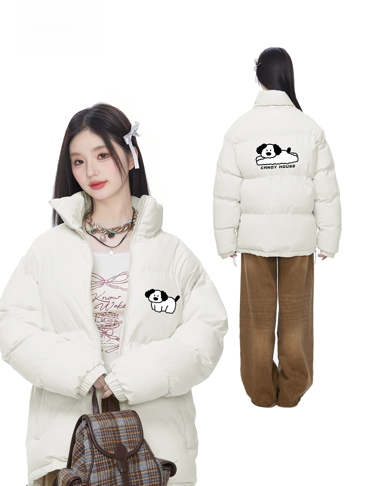 Новая зимняя куртка Itono из чистого хлопка, модная повседневная свободная куртка-пуховик на молнии, женская модная корейская длинная куртка
Новая зимняя куртка Itono из чистого хлопка, модная повседневная свободная куртка-пуховик на молнии, женская модная корейская длинная куртка