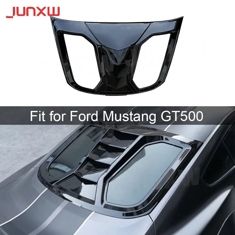 ABS Plastic Rear Window Louver Air Vent Black Sun Shade Visor Cover for Ford Mustang GT500 2015-2020 Car Prodection
ABS Plastic Rear Window Louver Air Vent Black Sun Shade Visor Cover for Ford Mustang GT500 2015-2020 Car Prodection
