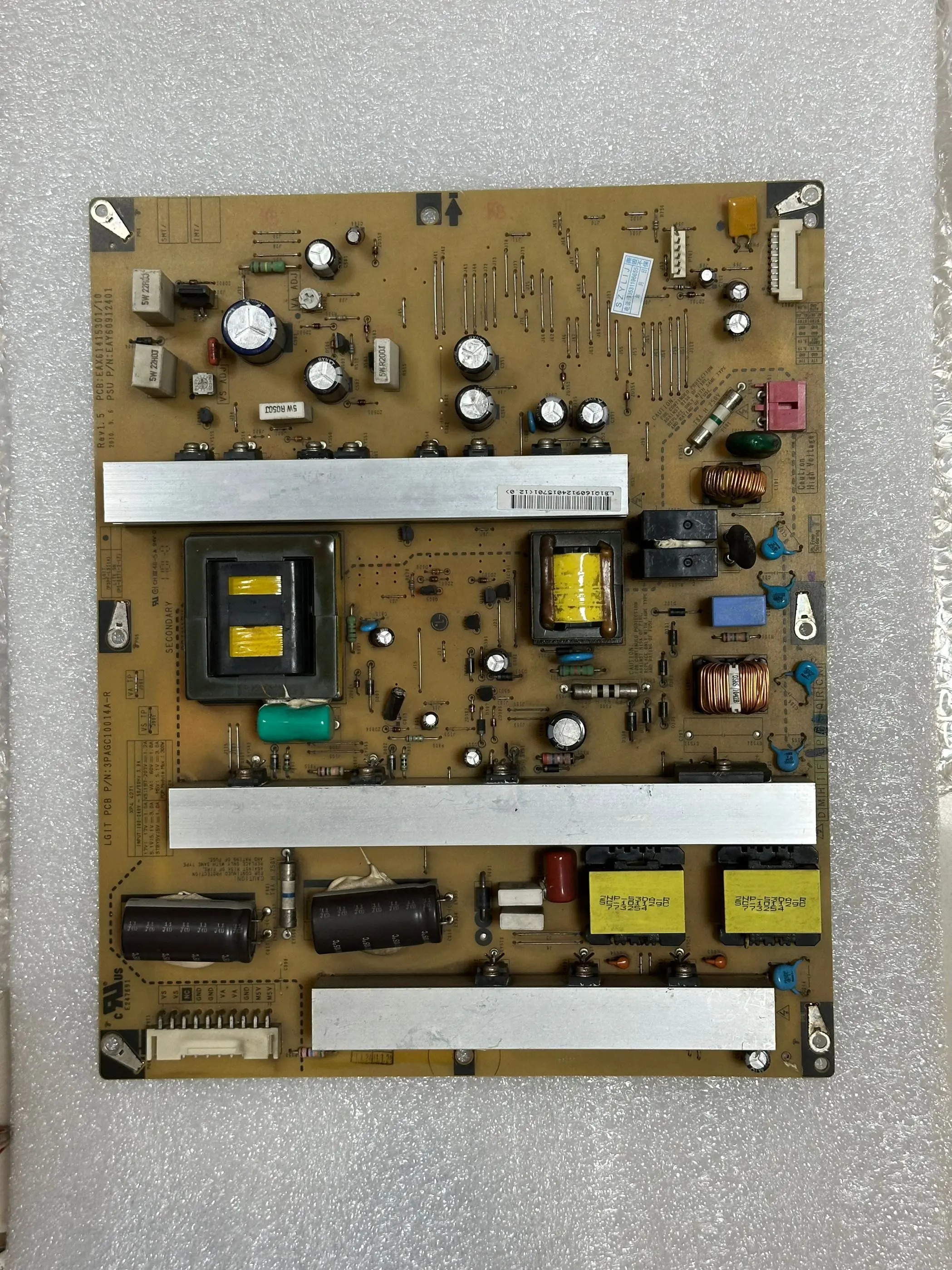 EAY60912401 PSPF-L911A 3PAGC10014A-R EAX61415301 Оригинальная плака alimentación
EAY60912401 PSPF-L911A 3PAGC10014A-R EAX61415301 Оригинальная плака alimentación