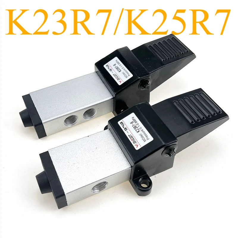 Foot Pedal Valve 2-Position 5-Way K25R7-8 / 3-Way K23R7-15 - Pneumatic Foot Switch for Cylinder Control in Automation
Foot Pedal Valve 2-Position 5-Way K25R7-8 / 3-Way K23R7-15 - Pneumatic Foot Switch for Cylinder Control in Automation