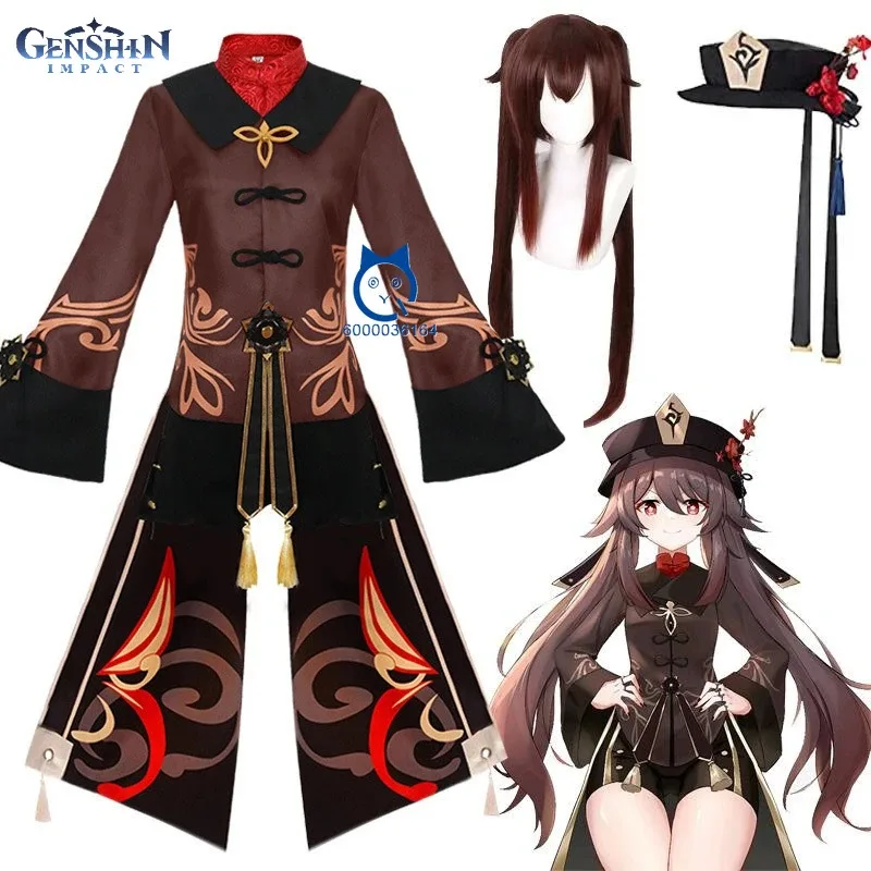 Game Genshin Impact Hu Tao Cosplay Hot Halloween Party Role Play Costume Anime Black Red Dress with Hat for Women Comic Con Suit
Game Genshin Impact Hu Tao Cosplay Hot Halloween Party Role Play Costume Anime Black Red Dress with Hat for Women Comic Con Suit