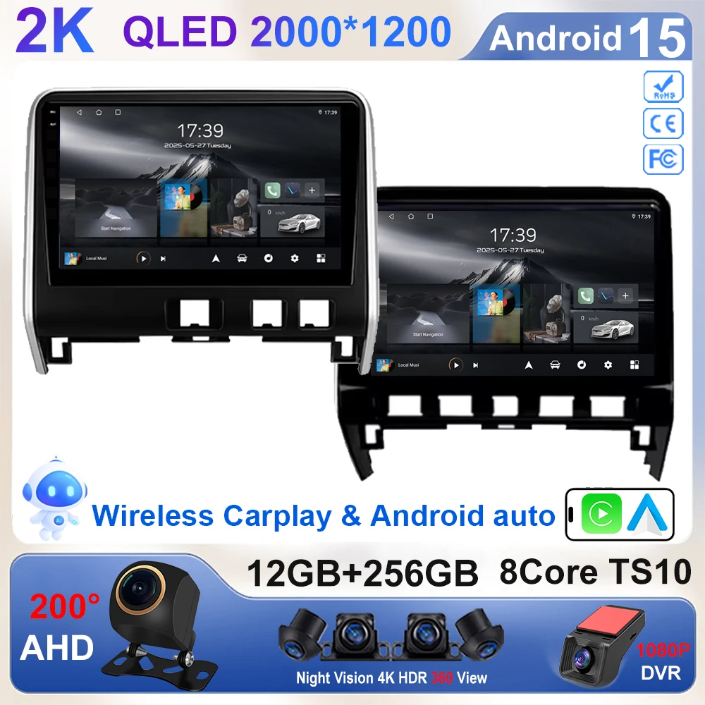 Andriod 15 Car Radio Stereo for Nissan Serena 5 VC 27 2016 - 2021 GPS Navigation Carplay QLD 4G WIFI Multimedia 2 Din Stereo BT
Andriod 15 Car Radio Stereo for Nissan Serena 5 VC 27 2016 - 2021 GPS Navigation Carplay QLD 4G WIFI Multimedia 2 Din Stereo BT
