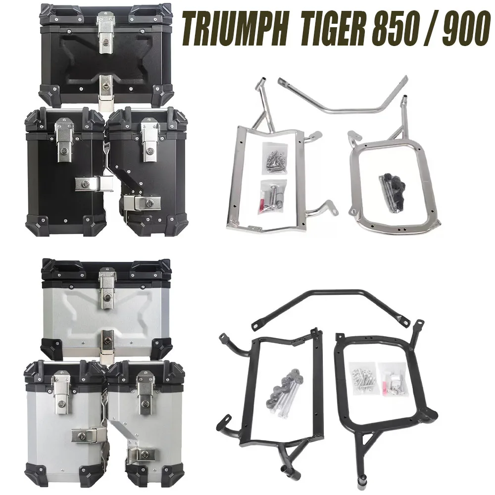 38L 45L Luggage Box Aluminum Alloy Storage Box Quick Release Luggage Rack Suitable for Triumph Tiger850 Tiger900 Tiger 850 / 900
38L 45L Luggage Box Aluminum Alloy Storage Box Quick Release Luggage Rack Suitable for Triumph Tiger850 Tiger900 Tiger 850 / 900