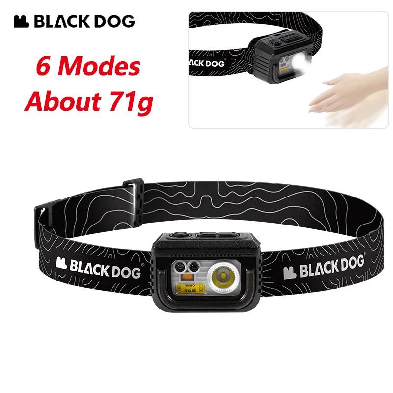 Naturehike BLACKDOG Headlamp 6 Gear Adjustable Waterproof Multifunctional Induction Headlight Rechargeable Outdoor Fishing Light
Naturehike BLACKDOG Headlamp 6 Gear Adjustable Waterproof Multifunctional Induction Headlight Rechargeable Outdoor Fishing Light