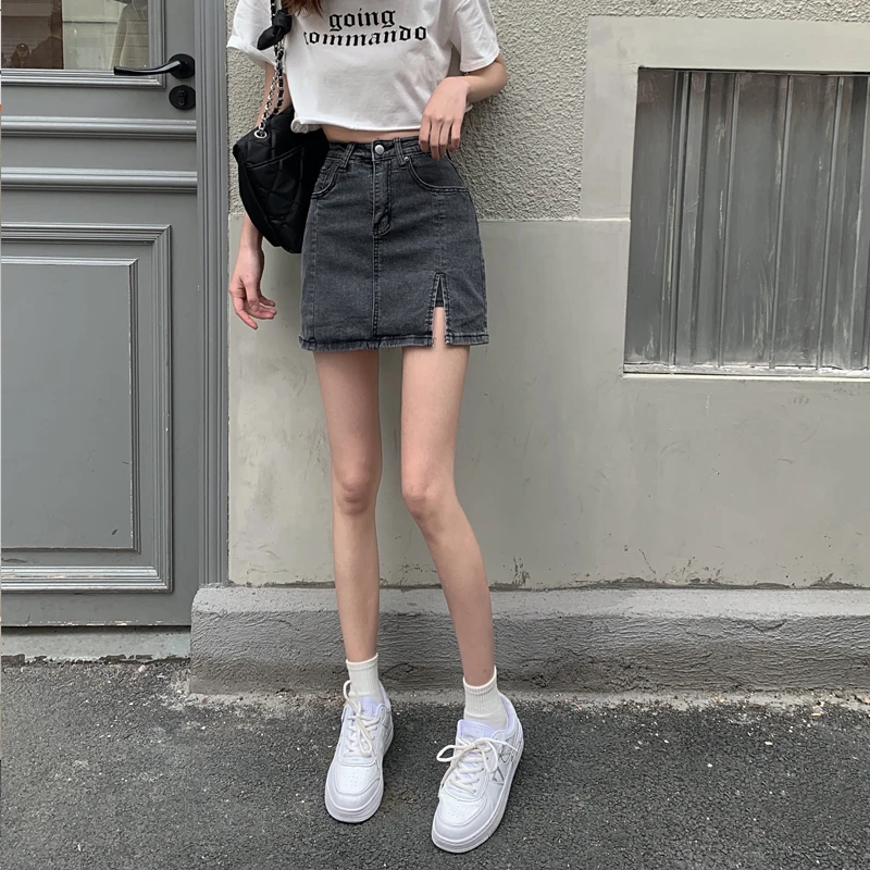 High Waist A-Line Skirt Women's Denim f Body Vintage Hong Kong Sle Student Versatile ort Skirt Trendy Commute
High Waist A-Line Skirt Women's Denim f Body Vintage Hong Kong Sle Student Versatile ort Skirt Trendy Commute
