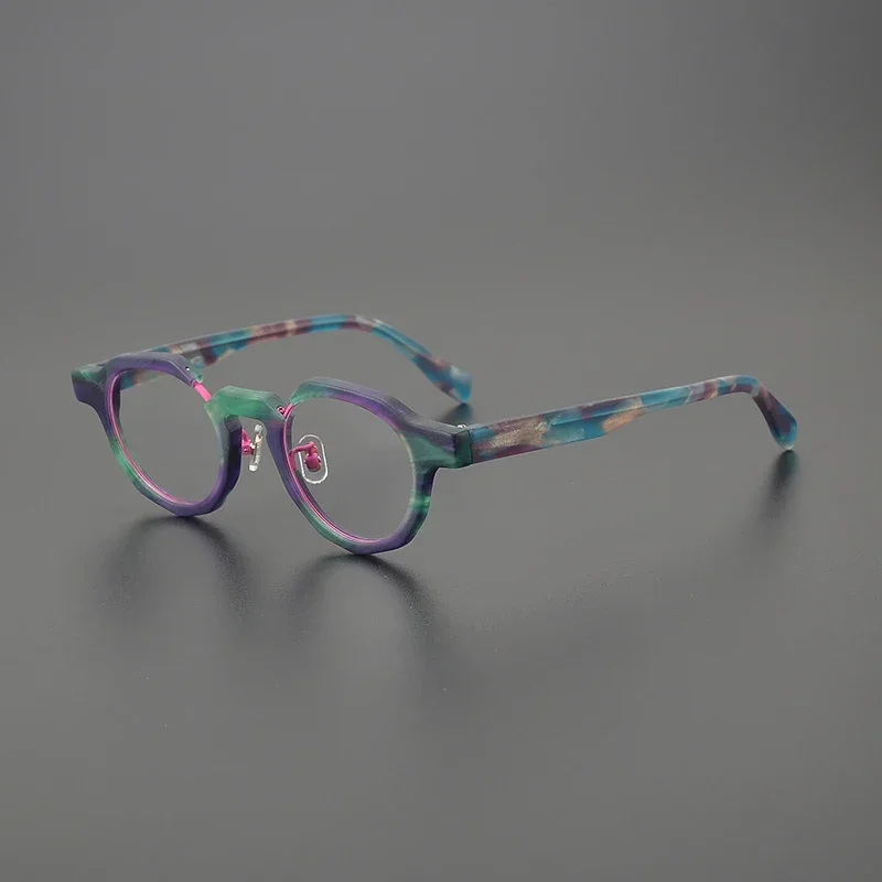 New Hand-made Acetate Color Glasses Frame Women's High Quality Fashion Oval Myopia Anti-blue Discoloration Eyewear for Women
New Hand-made Acetate Color Glasses Frame Women's High Quality Fashion Oval Myopia Anti-blue Discoloration Eyewear for Women