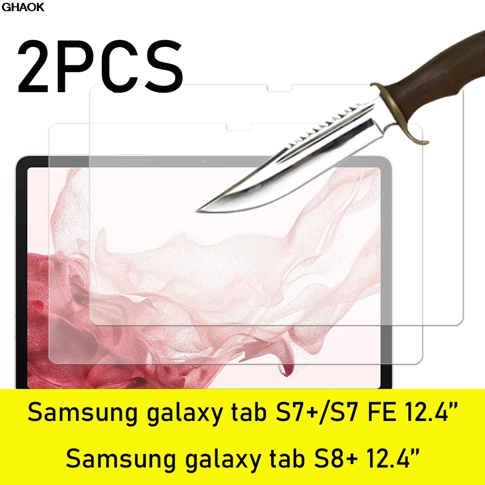 2PCS Glass For Samsung galaxy tab S8+ 12.4'' SM-X800 SM-X806 Scratch Proof Tempered Glass Screen Protector
2PCS Glass For Samsung galaxy tab S8+ 12.4'' SM-X800 SM-X806 Scratch Proof Tempered Glass Screen Protector