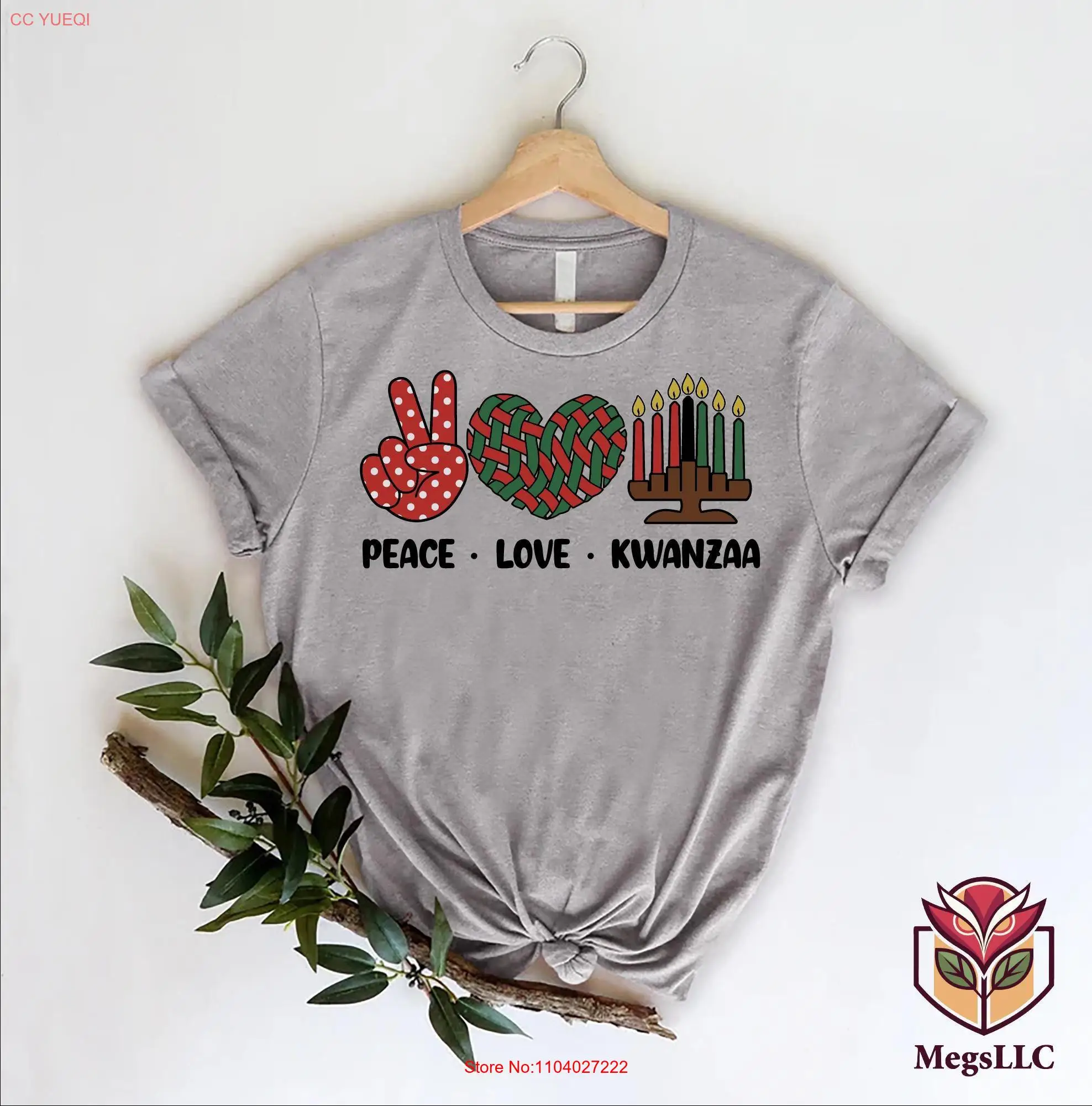 Футболка Peace Love Kwanzaa Black People Holiday Afro American Candles s African Culture с длинными или короткими рукавами
Футболка Peace Love Kwanzaa Black People Holiday Afro American Candles s African Culture с длинными или короткими рукавами