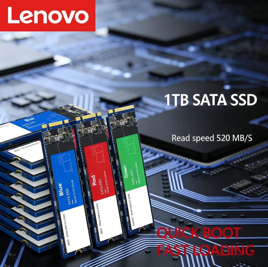 Lenovo Solid State Drive M.2 High Speed Hard Drive SSD 2TB 1TB High-Speed Internal Storage Upgrade
Lenovo Solid State Drive M.2 High Speed Hard Drive SSD 2TB 1TB High-Speed Internal Storage Upgrade