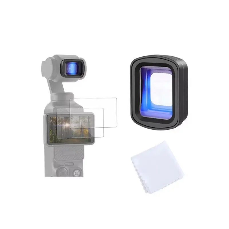 FEDI-1.2X Blue Anamorphic Lens For DJI Osmo Pocket 3, Magnetic HD Optical Widescreen Blue Streak Lens Creator Accessories
FEDI-1.2X Blue Anamorphic Lens For DJI Osmo Pocket 3, Magnetic HD Optical Widescreen Blue Streak Lens Creator Accessories