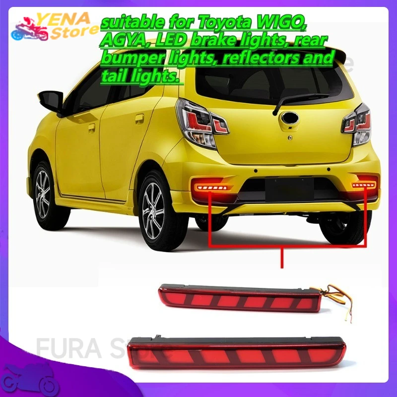 Car flashing lights are suitable for Toyota WIGO, AGYA, LED brake lights, rear bumper lights, reflectors and tail lights.
Car flashing lights are suitable for Toyota WIGO, AGYA, LED brake lights, rear bumper lights, reflectors and tail lights.