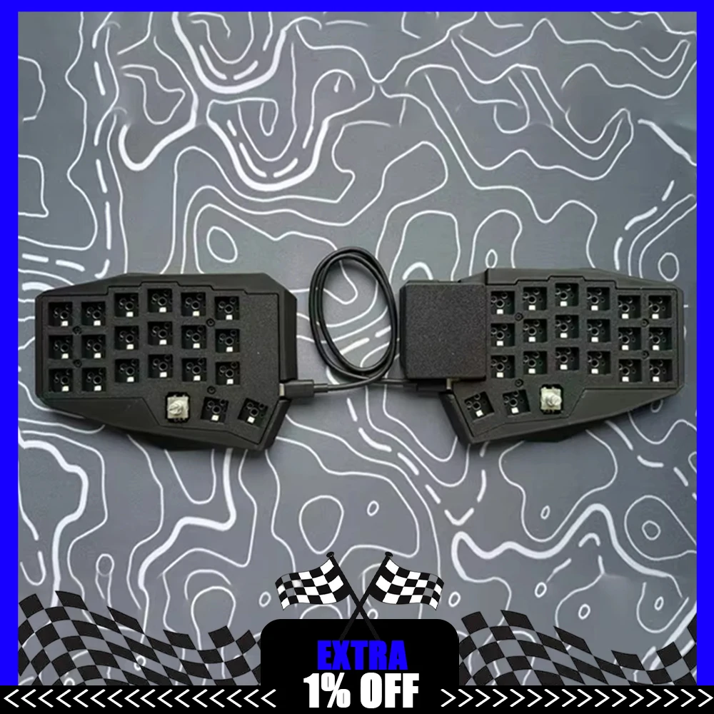 Комплект разделенной клавиатуры Corne TP, проводная горячая замена VIAL с трекпадом MX Switch, проводная раздельная клавиатура Corne TP, аксессуары для ПК и геймеров
Комплект разделенной клавиатуры Corne TP, проводная горячая замена VIAL с трекпадом MX Switch, проводная раздельная клавиатура Corne TP, аксессуары для ПК и геймеров