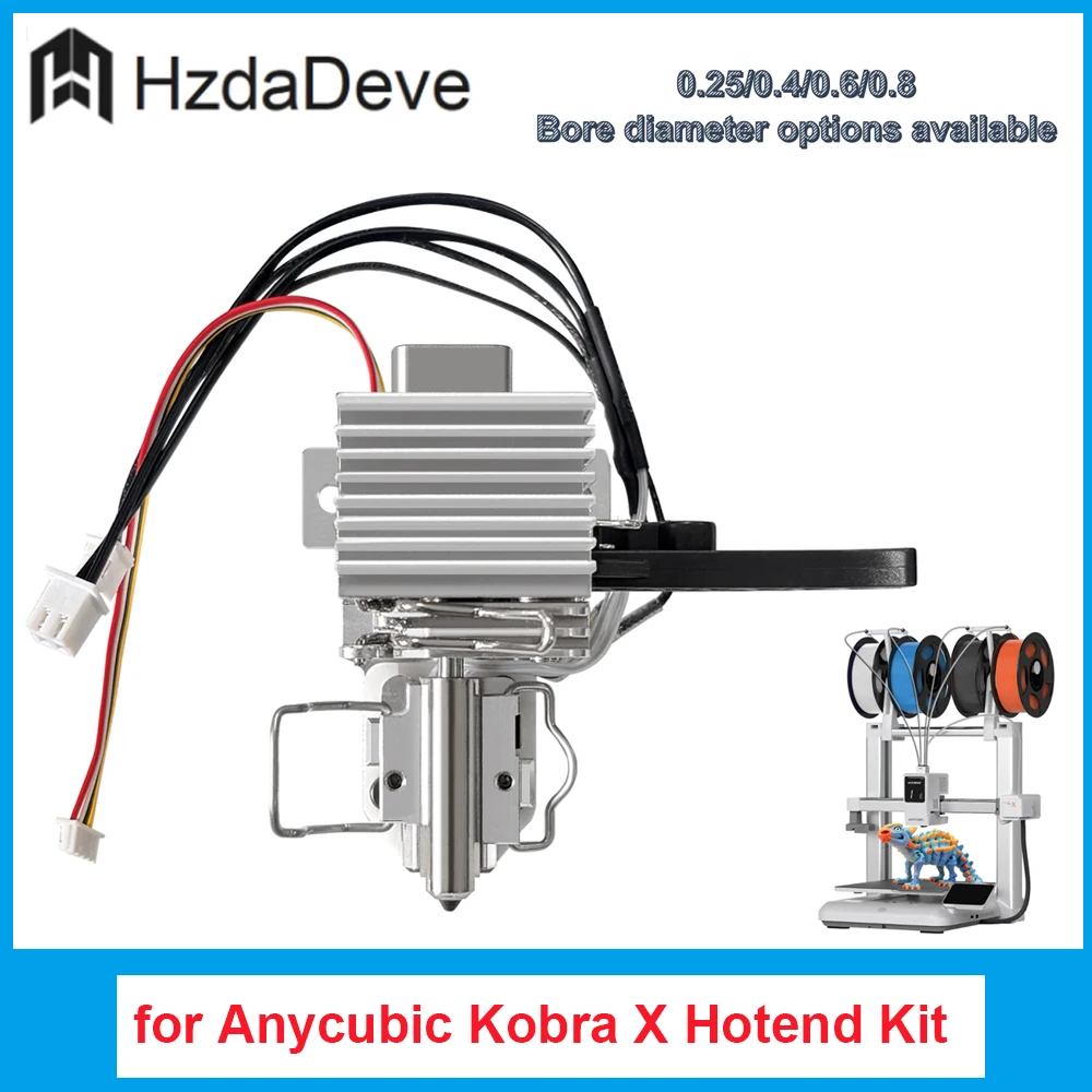 0.25 0.4 0.6 0.8MM Kobra X Hotend Heating Assembly Kit Hot End Ceramic Zirconia Heat Sink with Strain Gauge for Anycubic Kobra X
0.25 0.4 0.6 0.8MM Kobra X Hotend Heating Assembly Kit Hot End Ceramic Zirconia Heat Sink with Strain Gauge for Anycubic Kobra X