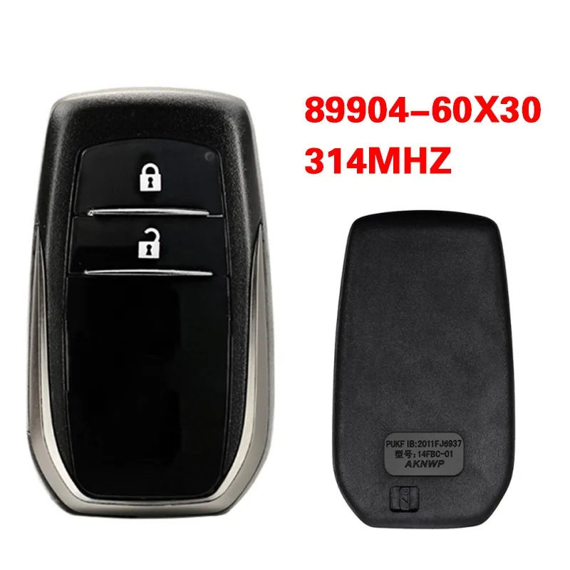 CN007246 Aftermarket Smart Key Remote 2 Buttons 8A Chip 314MHz 89904-60X30 FCC ID HYQ14FBB For Toyota Land Cruiser 2020
CN007246 Aftermarket Smart Key Remote 2 Buttons 8A Chip 314MHz 89904-60X30 FCC ID HYQ14FBB For Toyota Land Cruiser 2020