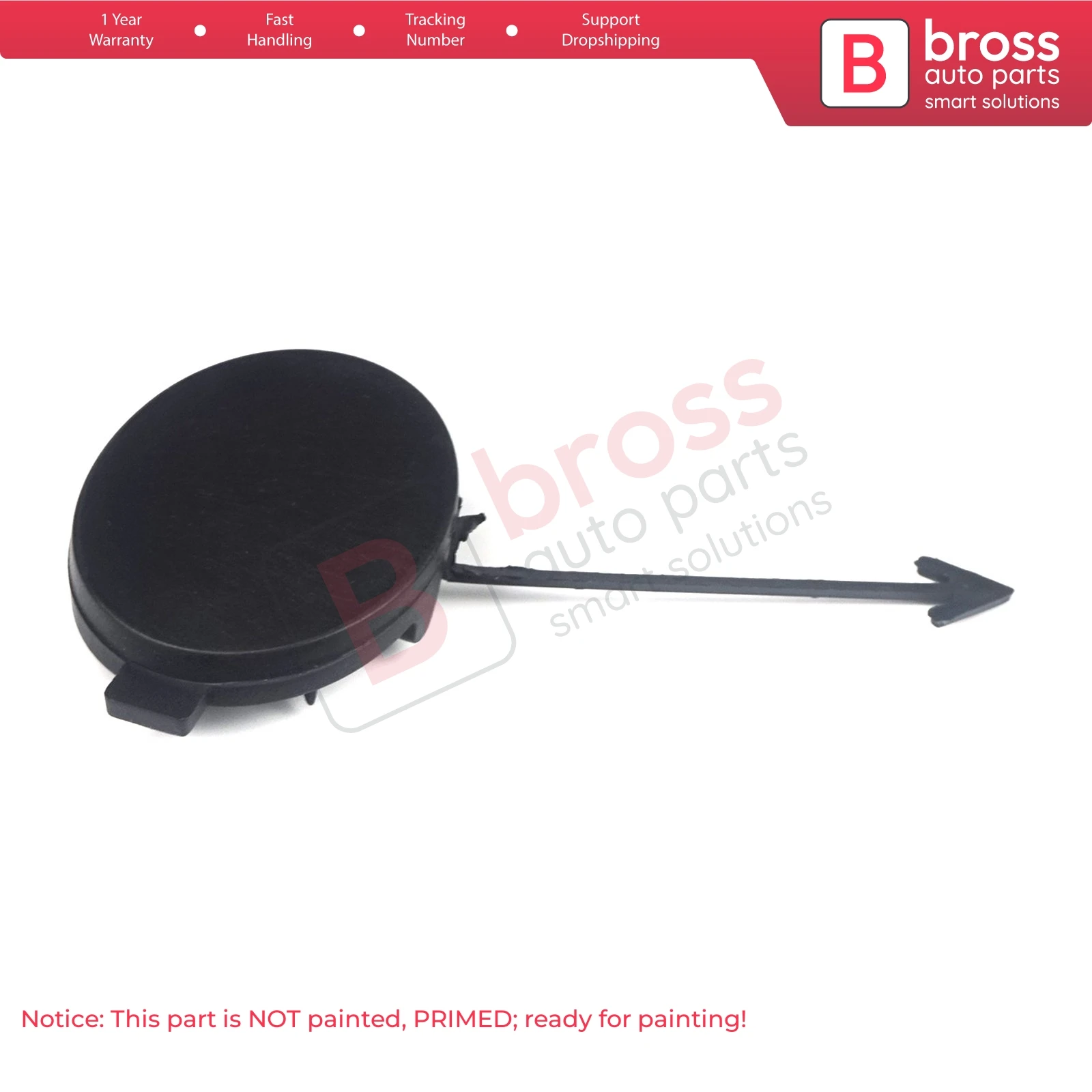 Bross Auto BSP1091 Front Bumper Grille Tow Hook Eye Cover Cap 2K5807241B for VW Volkswagen Caddy MK3 Facelift 2K SA 2015-2020
Bross Auto BSP1091 Front Bumper Grille Tow Hook Eye Cover Cap 2K5807241B for VW Volkswagen Caddy MK3 Facelift 2K SA 2015-2020