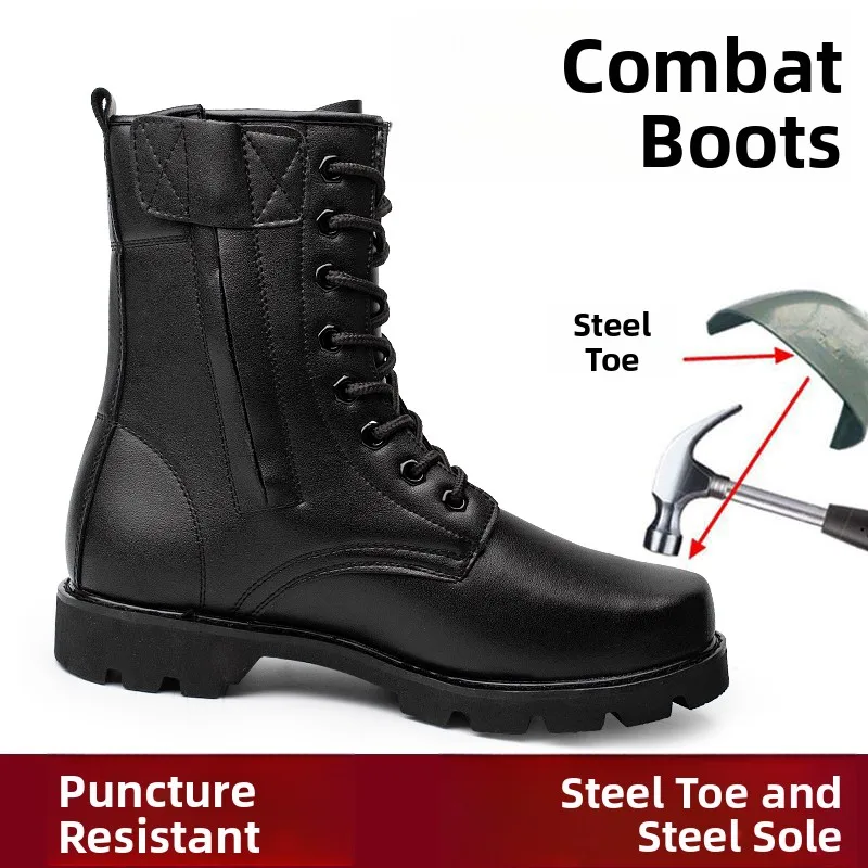 Men's Outdoor High-Top Zipper Waterproof Boots Autumn Winter Warm Tactical Work oes Boots Securi oes
Men's Outdoor High-Top Zipper Waterproof Boots Autumn Winter Warm Tactical Work oes Boots Securi oes