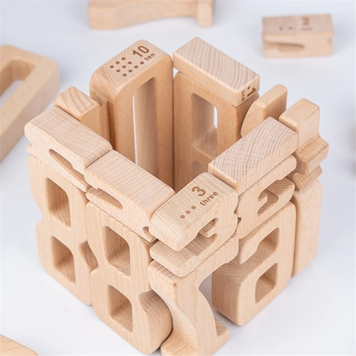 Number-Blocks Intelligent Learning Toy Early Education Wooden Number-Blocks Toys Large Wooden Box Set for Preschoo Boy
Number-Blocks Intelligent Learning Toy Early Education Wooden Number-Blocks Toys Large Wooden Box Set for Preschoo Boy