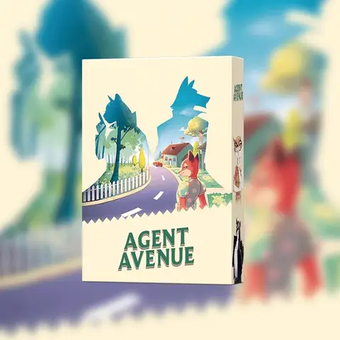 Agent Avenue Board Game with English Version 2Players Family/Party Funny Table Game Friends Entertainment