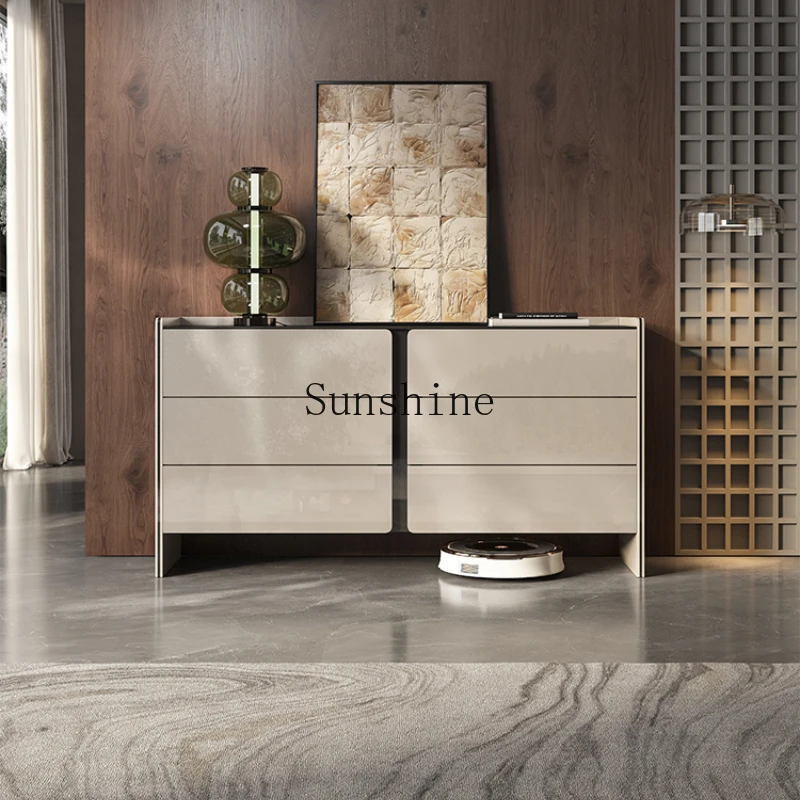 Modern light luxury mirror paint six-chest cabinet small apartment living room dining side multi-functional storage
Modern light luxury mirror paint six-chest cabinet small apartment living room dining side multi-functional storage