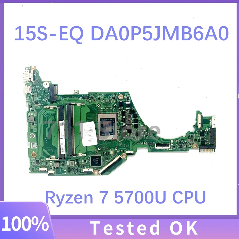 DA0P5JMB6A0 With Ryzen 7 5700U CPU High Quality Mainboard For HP Pavilion 15S-EQ 15S-FQ Laptop Motherboard 100%Full Working Well
DA0P5JMB6A0 With Ryzen 7 5700U CPU High Quality Mainboard For HP Pavilion 15S-EQ 15S-FQ Laptop Motherboard 100%Full Working Well