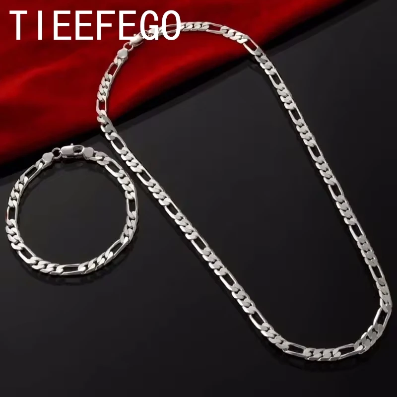 40-75cm 925 Sterling silver 4MM chain for men Women Bracelet Necklace jewelry set lady Christma gift charms wedding
40-75cm 925 Sterling silver 4MM chain for men Women Bracelet Necklace jewelry set lady Christma gift charms wedding