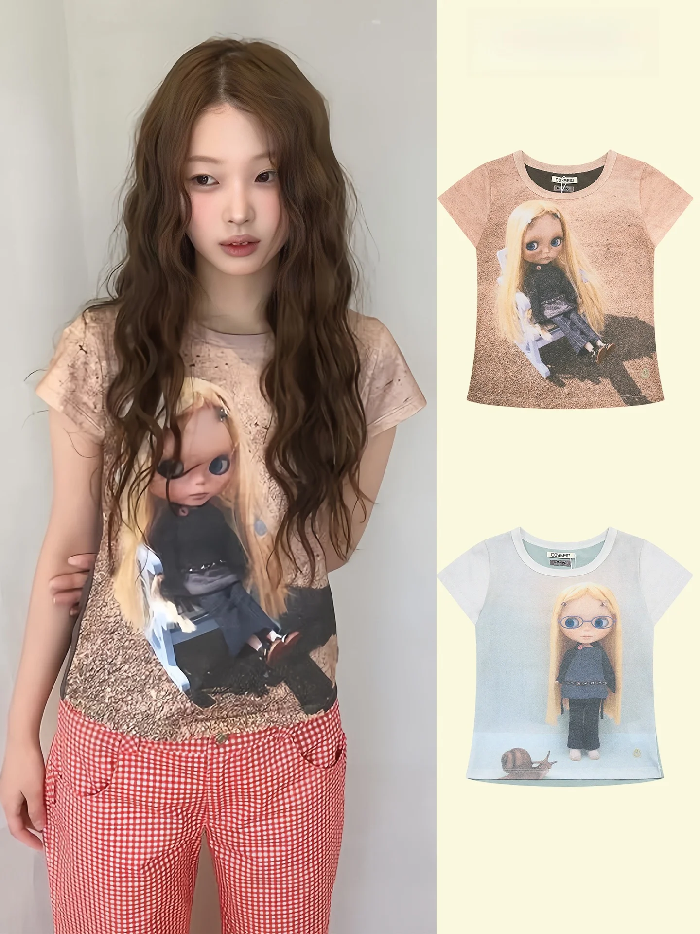 Женская футболка Coyseio свободного кроя из чистого хлопка с коротким рукавом, повседневная, с принтом в виде сказочного узора, удобная, дышащая, летняя.
Женская футболка Coyseio свободного кроя из чистого хлопка с коротким рукавом, повседневная, с принтом в виде сказочного узора, удобная, дышащая, летняя.