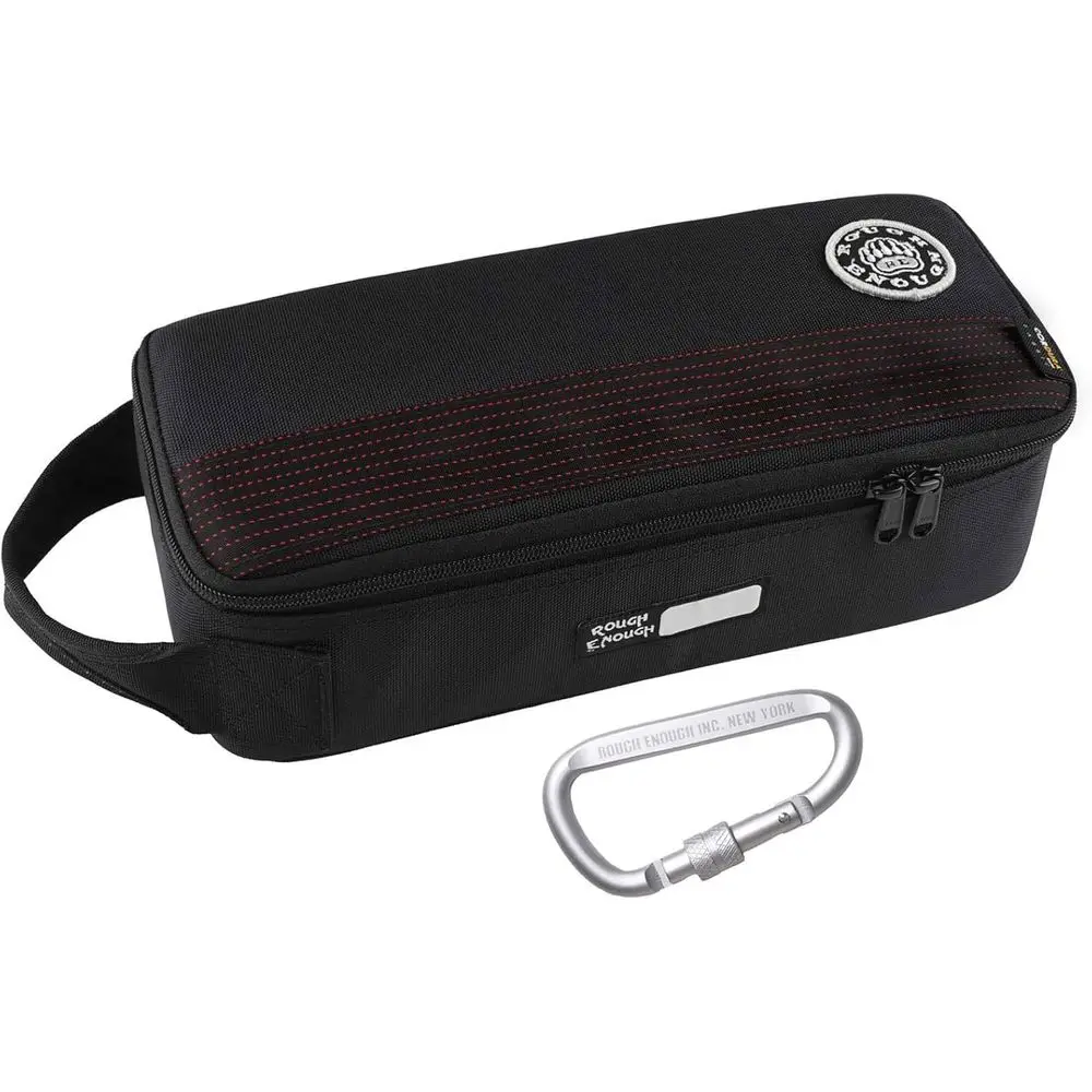 Rough Enough Small Tool Bag Pouch Portable Tool Box EDC Organizer with Handle, 12 Inch, Cordura, Padded Water Resistant Base, Bl
Rough Enough Small Tool Bag Pouch Portable Tool Box EDC Organizer with Handle, 12 Inch, Cordura, Padded Water Resistant Base, Bl